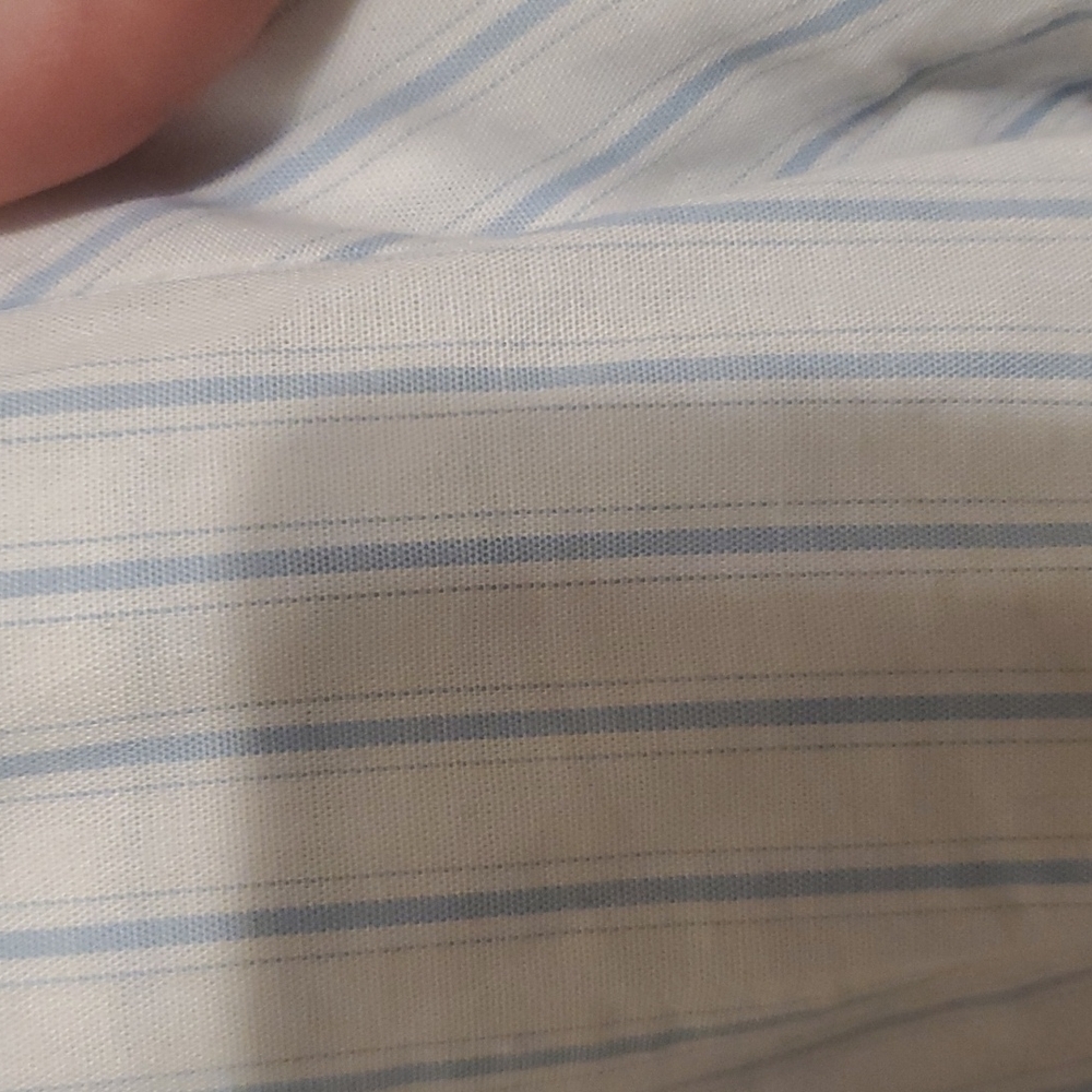 Jones New York Blue and white stripped blouse - Picture 5 of 6